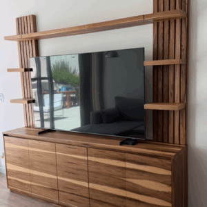 Mueble Modular Rack Tv Con Varillas Venecia Petiribi
